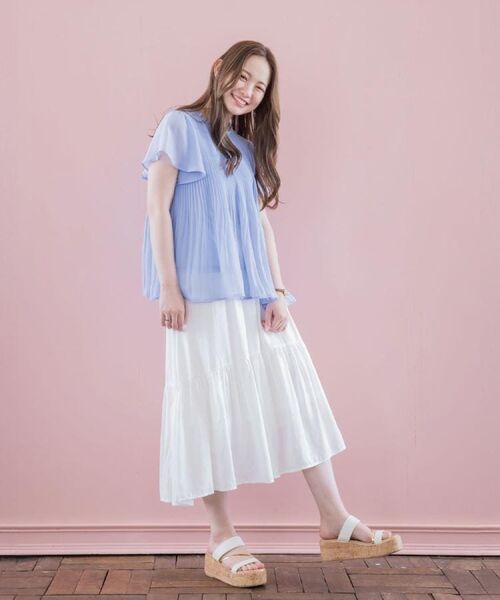 ITS'DEMO / イッツデモ シャツ・ブラウス | 【手洗い可】プリーツブラウス | 詳細2