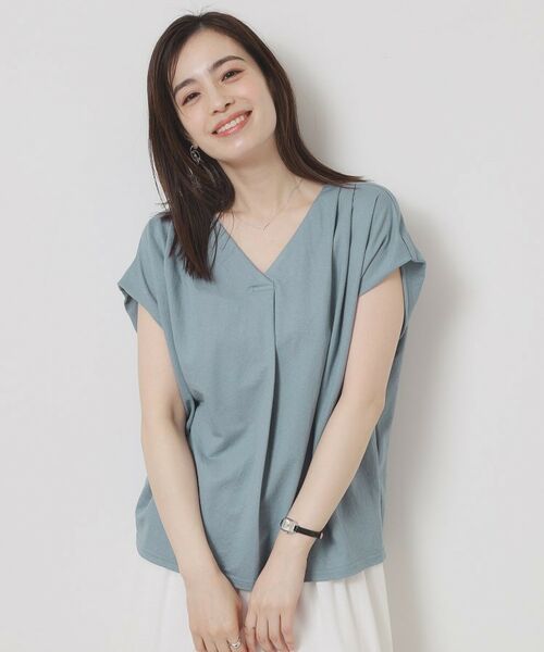 ITS'DEMO / イッツデモ シャツ・ブラウス | 【接触冷感／手洗い可】カノコスキッパーブラウス | 詳細12