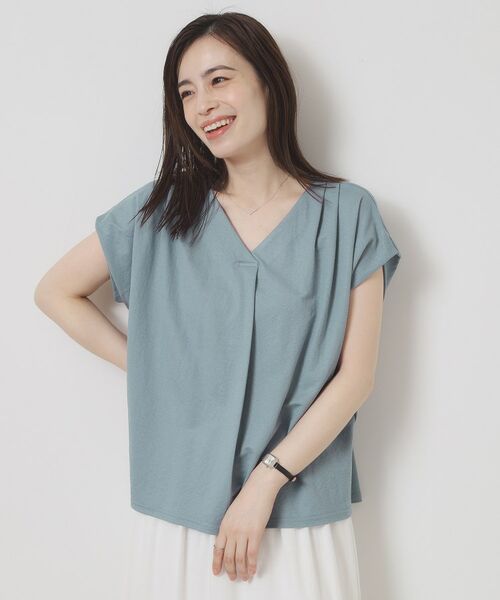 ITS'DEMO / イッツデモ シャツ・ブラウス | 【接触冷感／手洗い可】カノコスキッパーブラウス | 詳細13