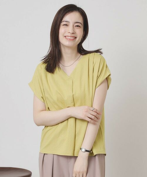 ITS'DEMO / イッツデモ シャツ・ブラウス | 【接触冷感／手洗い可】カノコスキッパーブラウス | 詳細16