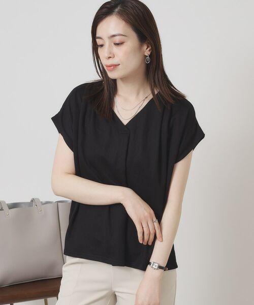 ITS'DEMO / イッツデモ シャツ・ブラウス | 【接触冷感／手洗い可】カノコスキッパーブラウス | 詳細4