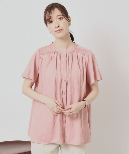 ITS'DEMO / イッツデモ シャツ・ブラウス | 【手洗い可】サテンフレア袖ブラウス | 詳細13