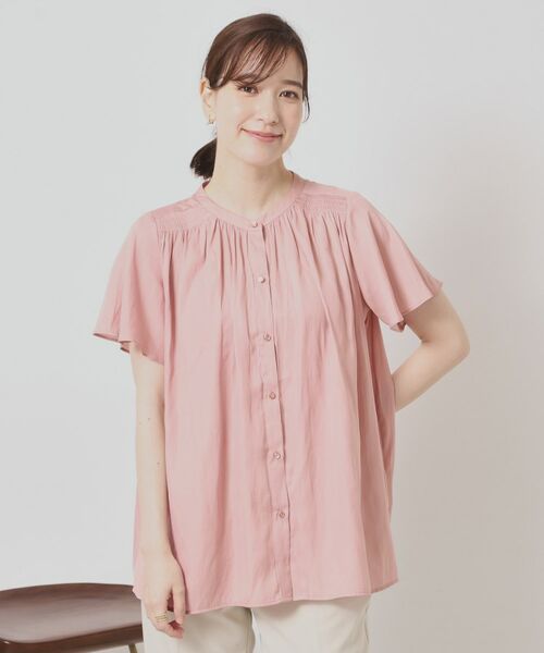 ITS'DEMO / イッツデモ シャツ・ブラウス | 【手洗い可】サテンフレア袖ブラウス | 詳細14