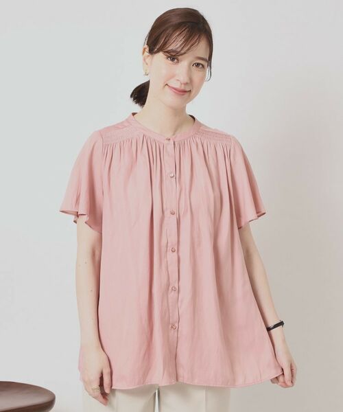 ITS'DEMO / イッツデモ シャツ・ブラウス | 【手洗い可】サテンフレア袖ブラウス | 詳細17