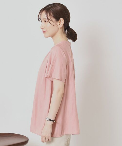 ITS'DEMO / イッツデモ シャツ・ブラウス | 【手洗い可】サテンフレア袖ブラウス | 詳細18