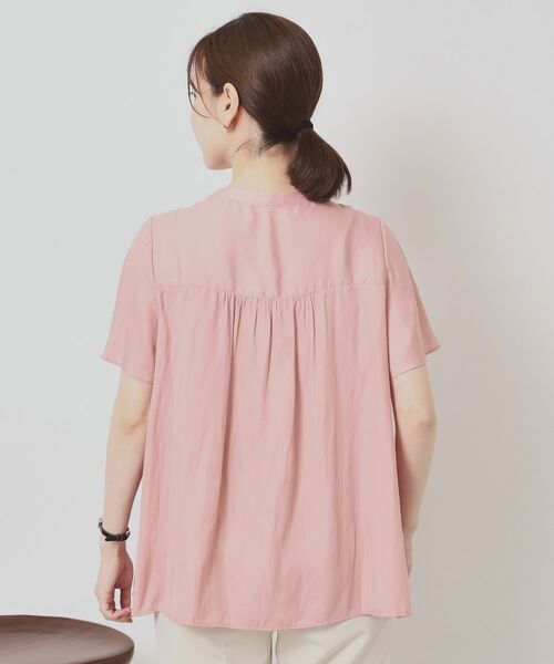 ITS'DEMO / イッツデモ シャツ・ブラウス | 【手洗い可】サテンフレア袖ブラウス | 詳細19