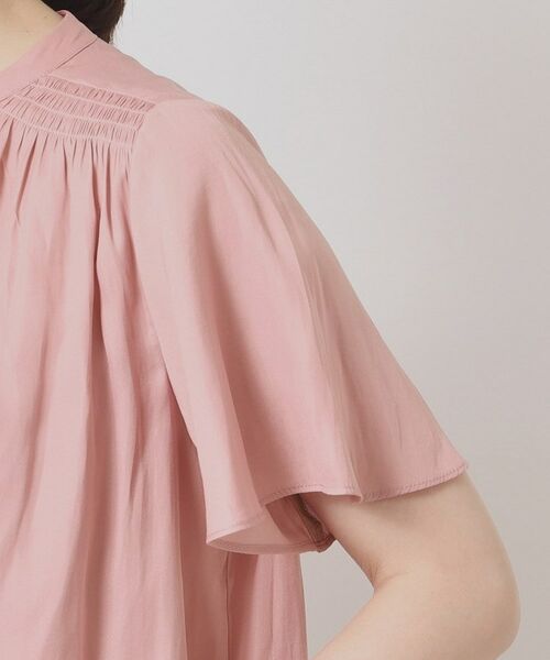 ITS'DEMO / イッツデモ シャツ・ブラウス | 【手洗い可】サテンフレア袖ブラウス | 詳細21