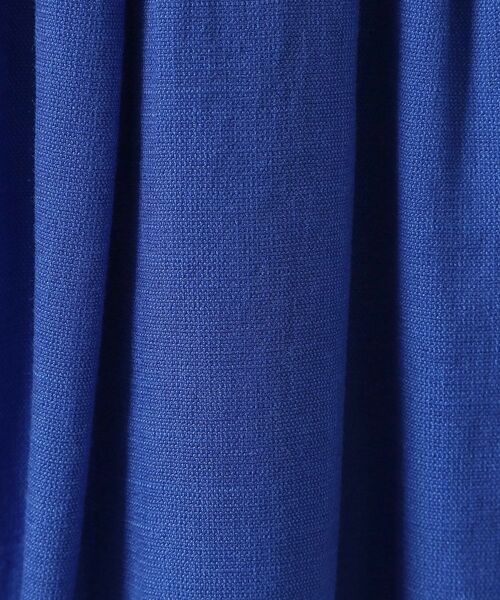 ITS'DEMO / イッツデモ ショート・ハーフ・半端丈パンツ | 【さらりタッチ／ウエストゴム／手洗い可】強撚スラブスカーチョ | 詳細12