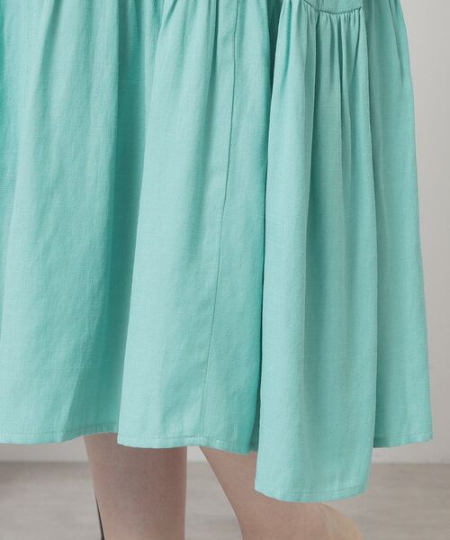 ITS'DEMO / イッツデモ ロング・マキシ丈スカート | 【ウエストゴム／手洗い可】強撚スラブスカート | 詳細21