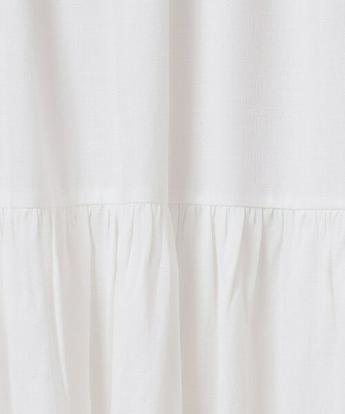 ITS'DEMO / イッツデモ ロング・マキシ丈スカート | 【ウエストゴム／手洗い可】強撚スラブスカート | 詳細4