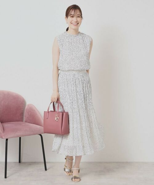 ITS'DEMO / イッツデモ スカート | 【手洗い可／ウエストゴム】楊柳プリーツスカート | 詳細10