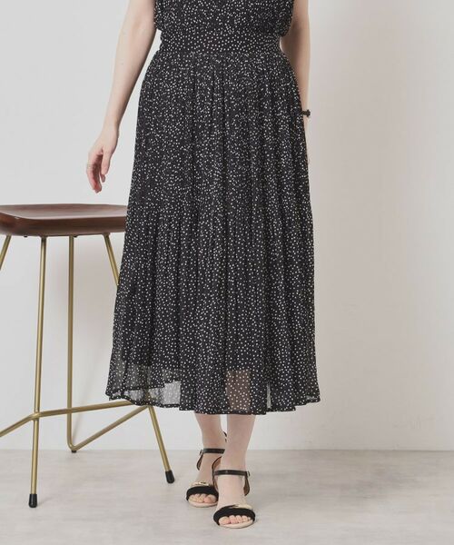 ITS'DEMO / イッツデモ スカート | 【手洗い可／ウエストゴム】楊柳プリーツスカート | 詳細17