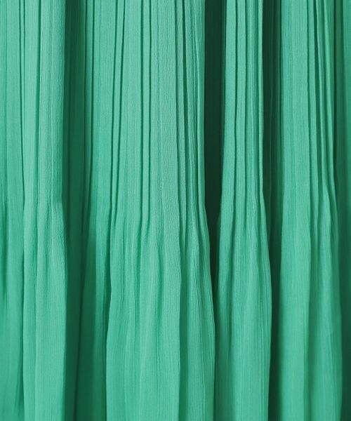 ITS'DEMO / イッツデモ スカート | 【手洗い可／ウエストゴム】楊柳プリーツスカート | 詳細4