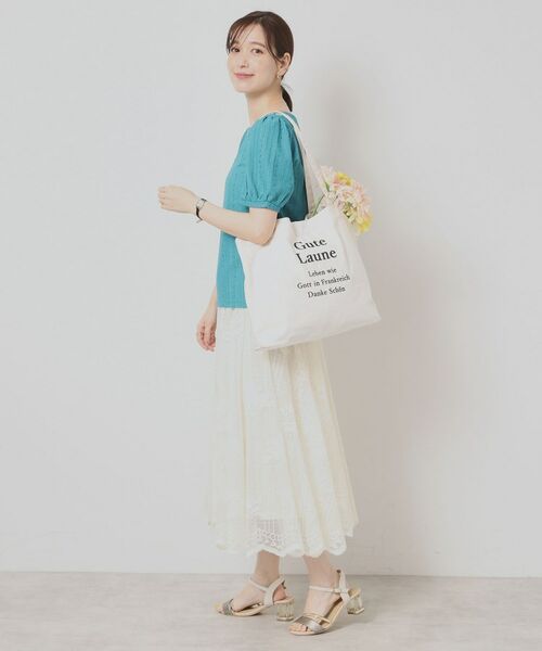 ITS'DEMO / イッツデモ トートバッグ | 【A4対応】ロゴ刺繍ラージトート | 詳細2