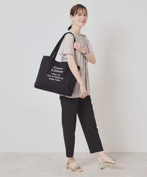 ITS'DEMO / イッツデモ トートバッグ | 【A4対応】ロゴ刺繍ラージトート | 詳細6