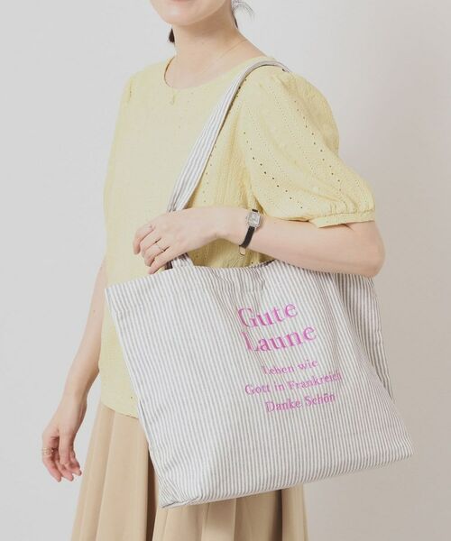 ITS'DEMO / イッツデモ トートバッグ | 【A4対応】ロゴ刺繍ラージトート | 詳細7