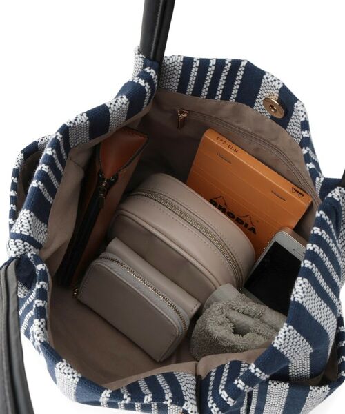 ITS'DEMO / イッツデモ トートバッグ | 【A4対応】ストライプタックトート | 詳細16