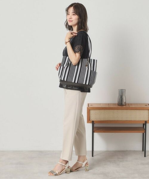 ITS'DEMO / イッツデモ トートバッグ | 【A4対応】ストライプタックトート | 詳細4