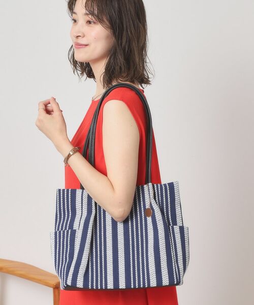 ITS'DEMO / イッツデモ トートバッグ | 【A4対応】ストライプタックトート | 詳細5