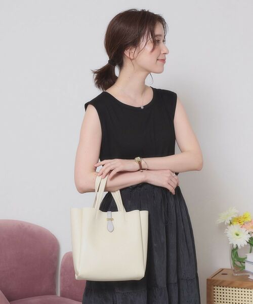 ITS'DEMO / イッツデモ トートバッグ | ベルト三層ミニトート | 詳細1