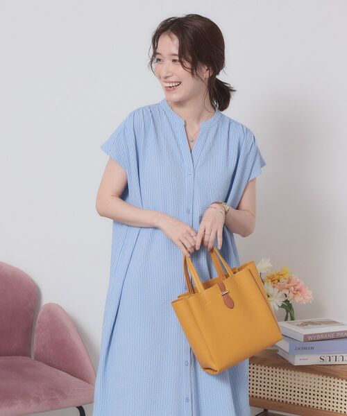 ITS'DEMO / イッツデモ トートバッグ | ベルト三層ミニトート | 詳細5