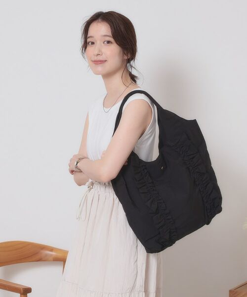 ITS'DEMO / イッツデモ トートバッグ | 【A4対応】フリルラウンドトート | 詳細3