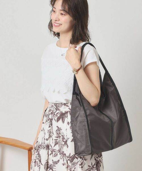 ITS'DEMO / イッツデモ トートバッグ | 【A4対応／9ポケット】合皮パイピング多ポケトート | 詳細1