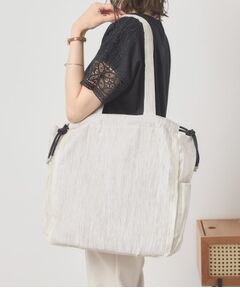 ITS'DEMO / イッツデモ トートバッグ | 【A4対応】シアー巾着トート