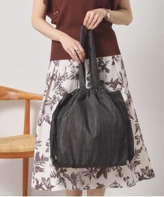 ITS'DEMO / イッツデモ トートバッグ | 【A4対応】シアー巾着トート