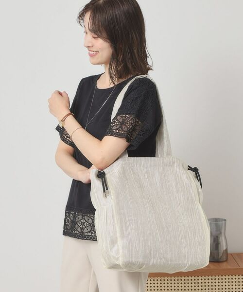 ITS'DEMO / イッツデモ トートバッグ | 【A4対応】シアー巾着トート | 詳細1