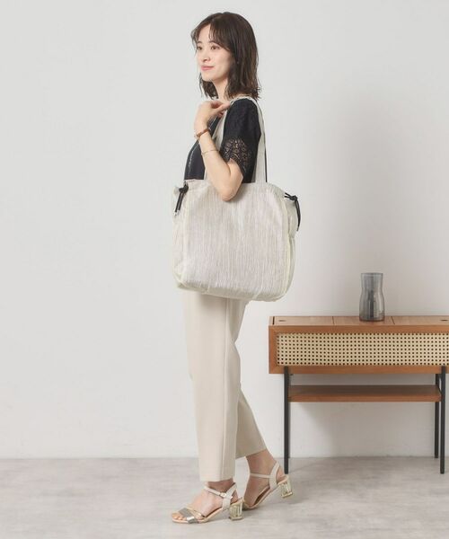 ITS'DEMO / イッツデモ トートバッグ | 【A4対応】シアー巾着トート | 詳細2