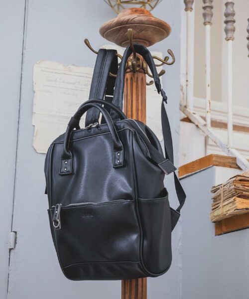 ITS'DEMO / イッツデモ リュック・バックパック | ＜anello＞合皮口金リュック | 詳細1