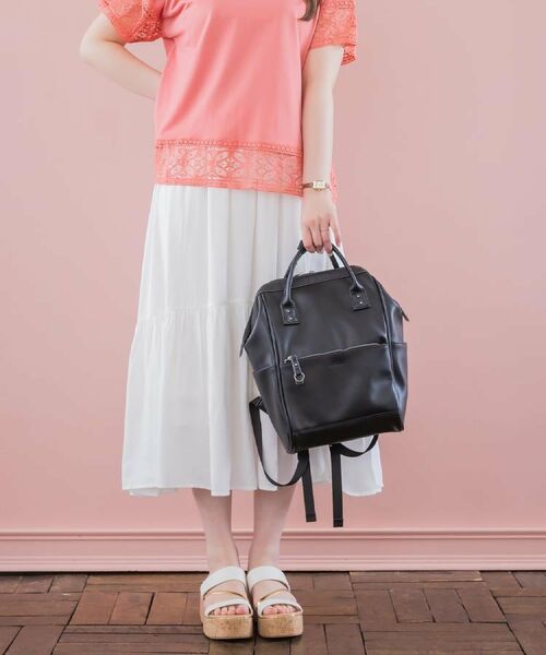ITS'DEMO / イッツデモ リュック・バックパック | ＜anello＞合皮口金リュック | 詳細3