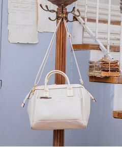 ITS'DEMO / イッツデモ ショルダーバッグ | ＜anello＞合皮口金2WAYショルダー