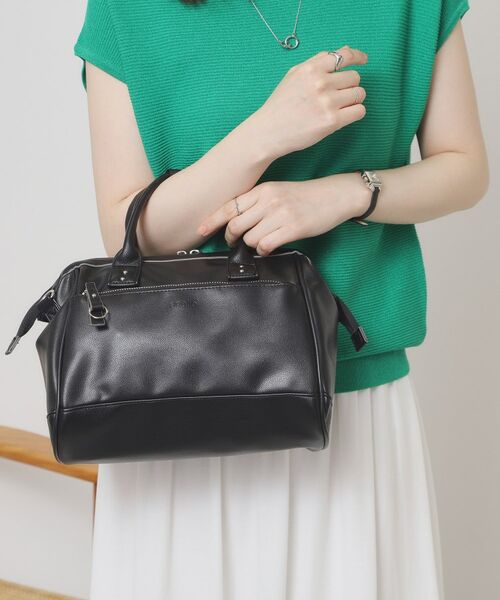 ITS'DEMO / イッツデモ ショルダーバッグ | ＜anello＞合皮口金2WAYショルダー | 詳細9