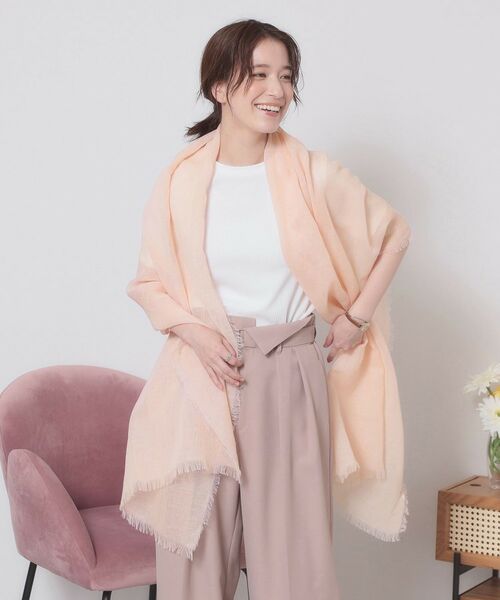 ITS'DEMO / イッツデモ マフラー・ショール・スヌード・ストール | 【UV／手洗い可】綿麻無地ストール | 詳細5