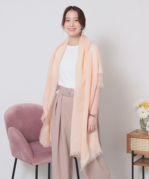 ITS'DEMO / イッツデモ マフラー・ショール・スヌード・ストール | 【UV／手洗い可】綿麻無地ストール | 詳細6