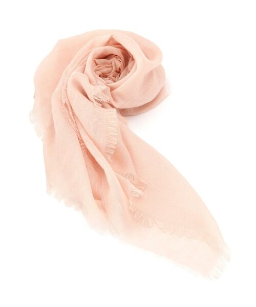 ITS'DEMO/イッツデモ 【UV/手洗い可】綿麻無地ストール ピンク(072) 00(フリーサイズ) ITS'DEMO/イッツデモ 【UV/手洗い可】綿麻無地ストール ピンク(072) 00(フリーサイズ)