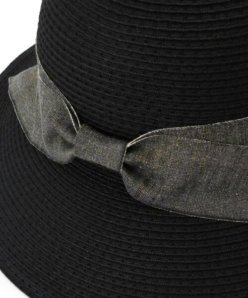 ITS'DEMO / イッツデモ ハット | 【畳める／サイズ調整可／手洗い可】コンパクトラメリボンハット | 詳細6