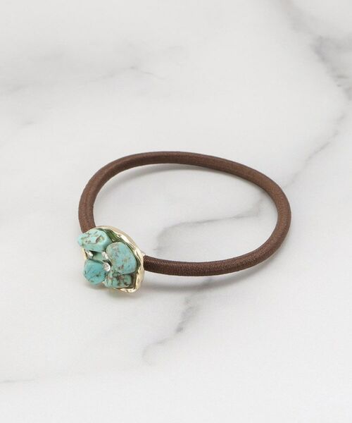 ITS'DEMO / イッツデモ ヘアアクセサリー | 寄せストーンヘアゴム | 詳細1