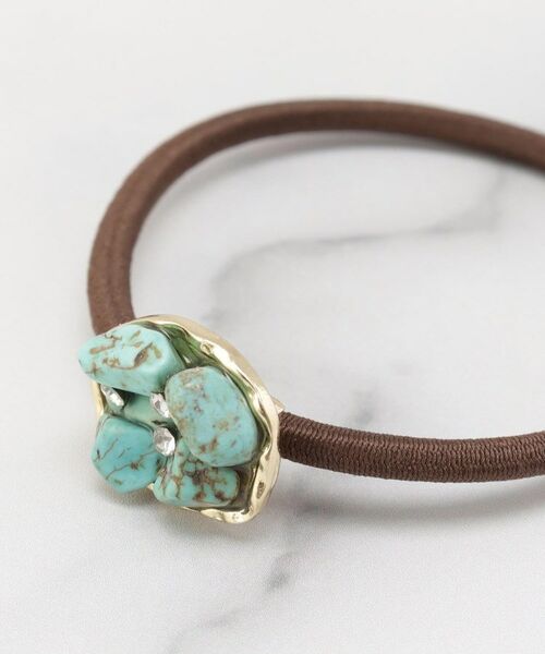 ITS'DEMO / イッツデモ ヘアアクセサリー | 寄せストーンヘアゴム | 詳細3