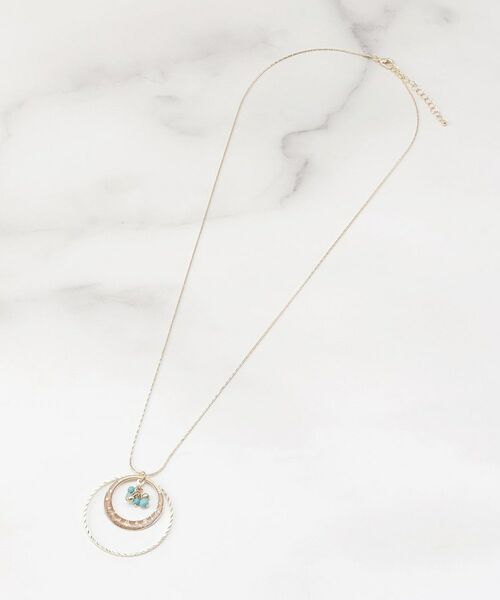 ITS'DEMO / イッツデモ ネックレス・ペンダント・チョーカー | 透かしターコイズリングネックレス | 詳細2