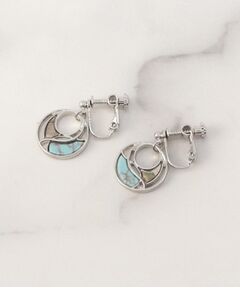 ITS'DEMO / イッツデモ ピアス・イヤリング | 透かしターコイズカラーイヤリング