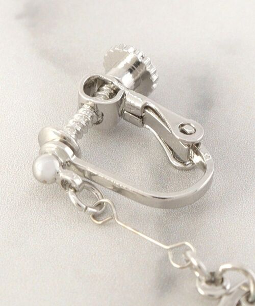 ITS'DEMO / イッツデモ ピアス・イヤリング | 透かしターコイズカラー揺れイヤリング | 詳細3