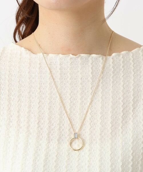 ITS'DEMO / イッツデモ ネックレス・ペンダント・チョーカー | スクエアストーングラスネックレス | 詳細4