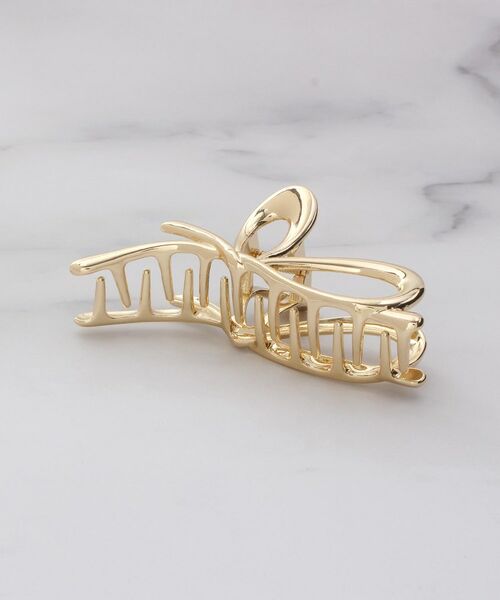 ITS'DEMO / イッツデモ ヘアアクセサリー | ニュアンスリボンメタルバンス | 詳細2