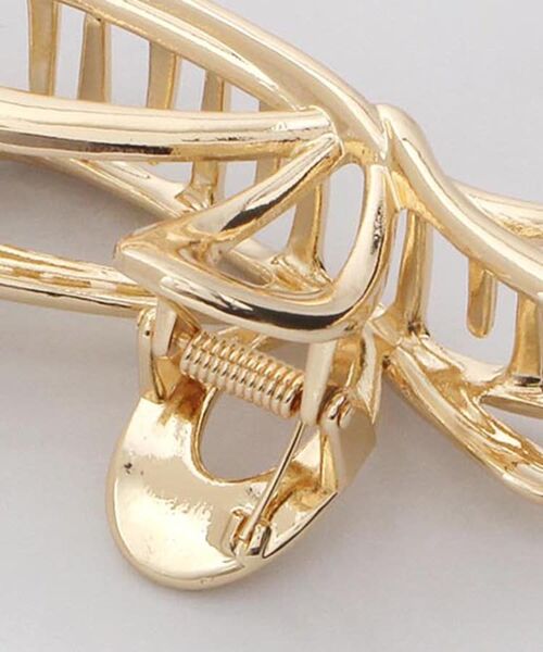 ITS'DEMO / イッツデモ ヘアアクセサリー | ニュアンスリボンメタルバンス | 詳細4