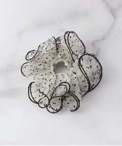 ITS'DEMO / イッツデモ ヘアアクセサリー | ドット柄チュールシュシュ