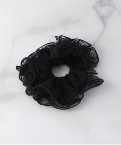 ITS'DEMO / イッツデモ ヘアアクセサリー | ドット柄チュールシュシュ