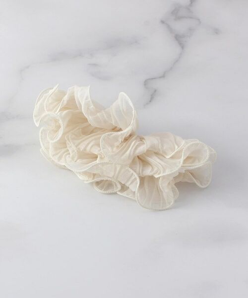 ITS'DEMO / イッツデモ ヘアアクセサリー | シュシュ見えボリュームバレッタ | 詳細2